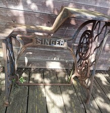 Antique Cast Iron Singer  Sewing Machine Table Base offers plz