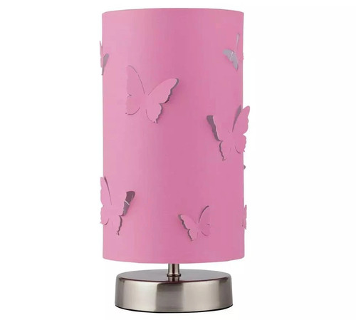 Pink butterfly table lamp for - pink,