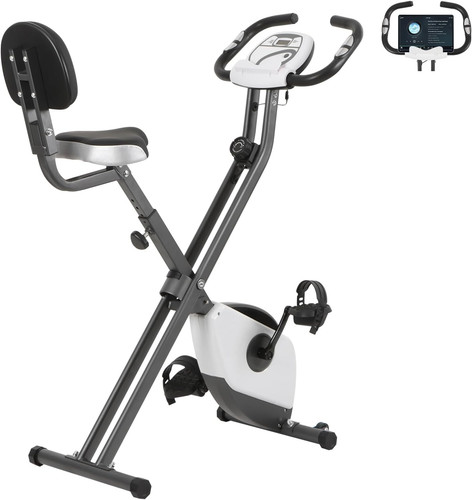 Foldable exercise bike - exercise,