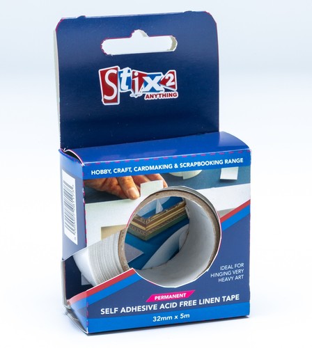 Self adhesive linen tape - self,
