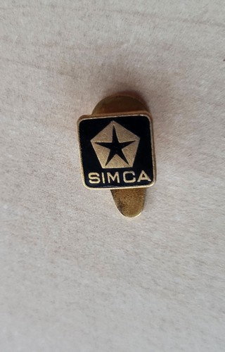 Vintage enamel simca - enamel, car