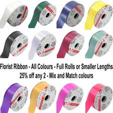 Poly florist ribbon - ribbon, wedding