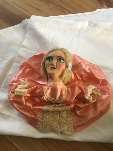 Crinoline lady paper mache - crinoline,