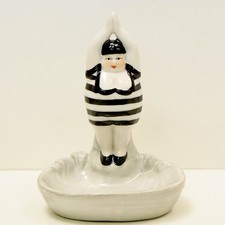 Bowl Bathing Beauty Sexy Art Deco-German Style Art Nouveau Style Porcelain Figur