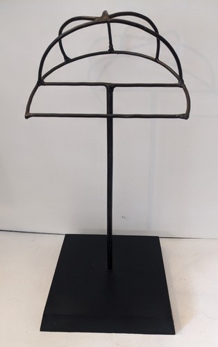 Vintage hat wig stand - hat/wig, display