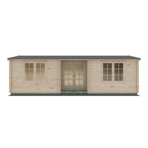 Elveden log cabin - x, 26