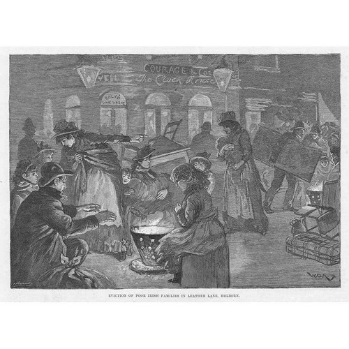 London eviction poor irish - eviction, of