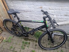 Hybrid Bike, Black, Large