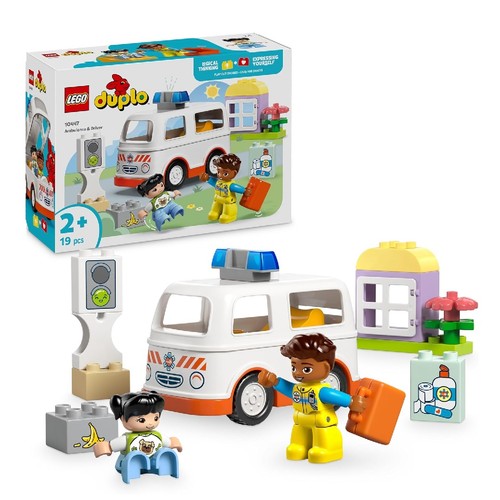 Lego duplo ambulance - &, driver