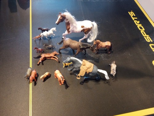 Toy horse lot - horse, vintage