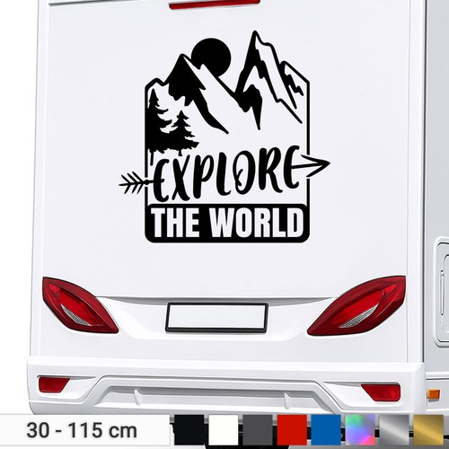 Travel camping stickers - travel,