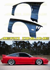 25mm Front Vented Fenders Pair For Nissan 180SX S13 Silvia
