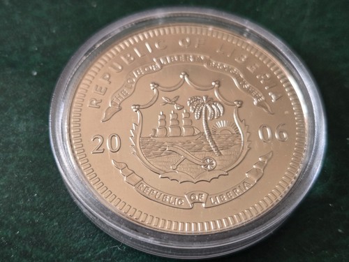 Liberia coin titanic - $5, 2006