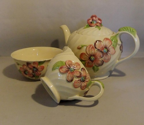 Clarice cliff teapot - clarice, sugar
