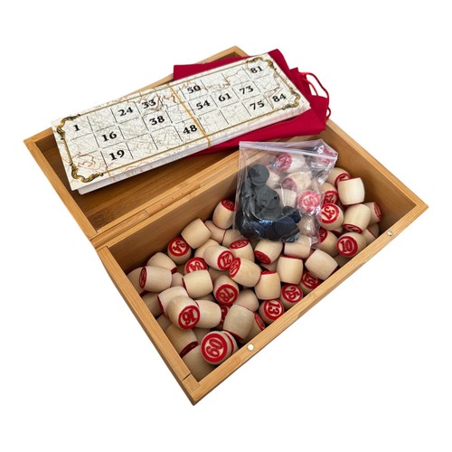 Russian lotto bingo board game - board,