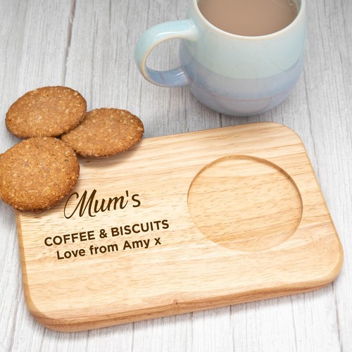 Personalised coffee biscuits - personalised,