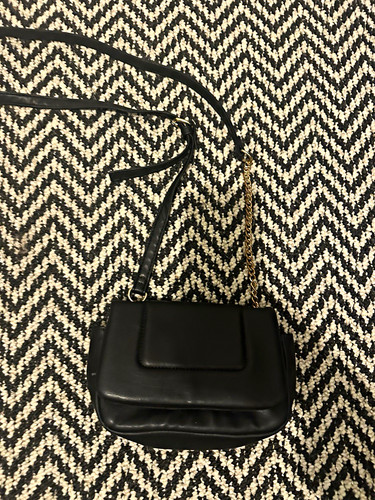 Primark black faux leather - black,