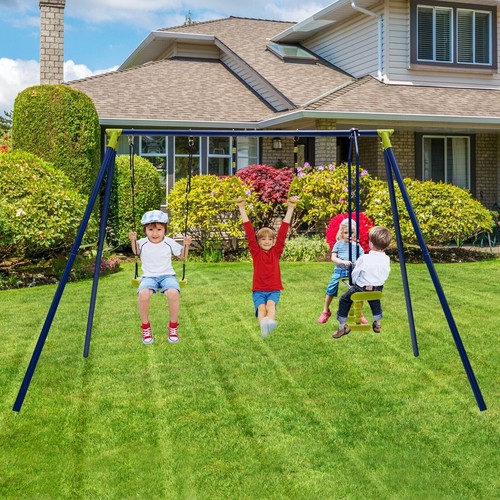 Kids swing set metal - 3-in-1,
