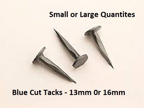 Blued cut tacks - tacks, for