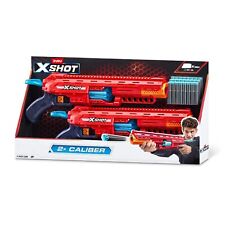 Zuru X-Shot 2X Caliber Blaster Gun Set – Foam Dart Toy Gun – 24 Darts – Kids & A