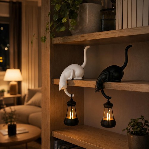 Whimsical cat shelf - whimsical,