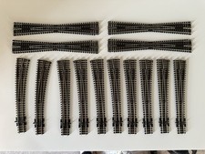 14x Peco Streamline Large Radius Code 80 N gauge points