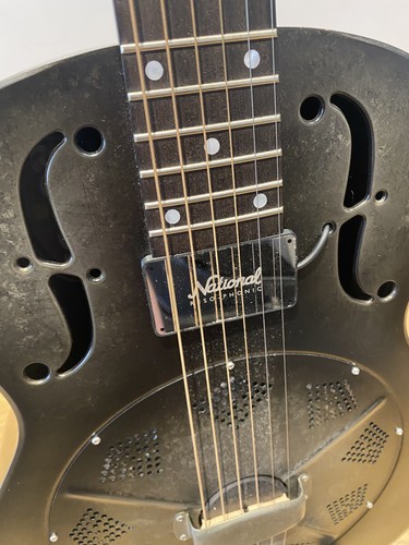National resonator guitar with - guitar,