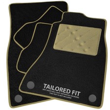 To fit Alfa Romeo 75 Car Mats 1986 - 1992 & Heel Pad [BL]
