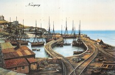 KEVIN PLATT PAINTINGS NEWQUAY TOPOGRAPHICAL POSTCARD UNUSED V GD MINT