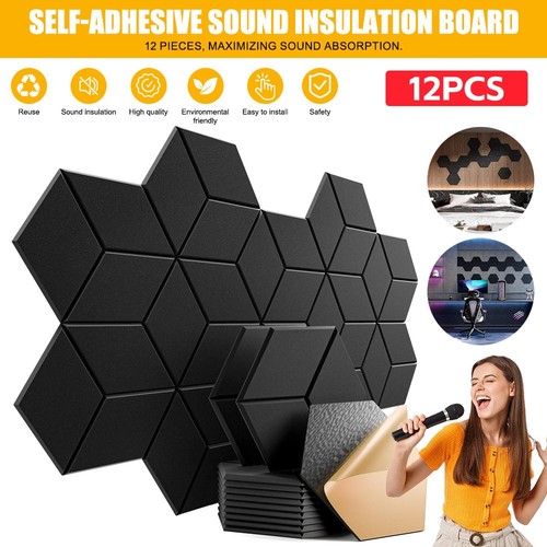 12x acoustic wall panel tiles - 12x,