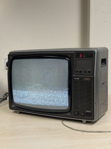 Philips crt television - philips, tv