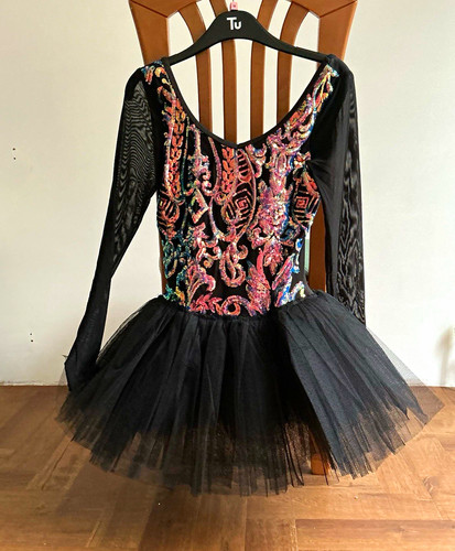 Black sequin tutu - tutu, ballet