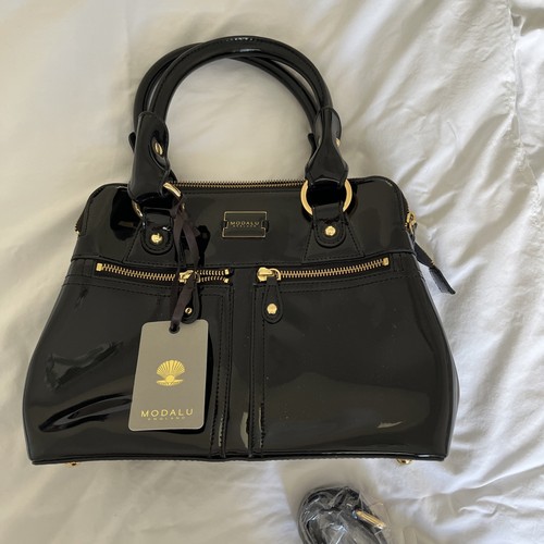 Modalu pippa mini patent black - modalu,