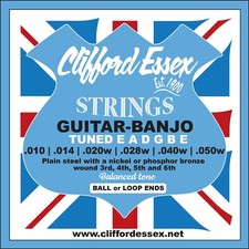 BANJO-GUITAR STRINGS. THE PROFESSIONAL'S CHOICE. CLIFFORD ESSEX.