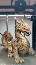 Fierce Green Dragon Statue Gothic Figurine Dragons Collection Fantasy Sculpture