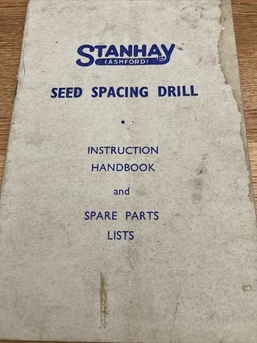 Stanhay ashford seed drill - ashford,