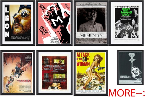 Classic film movie framed - movie,