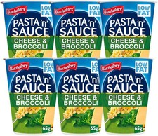 Batchelors Pasta 'n' Sauce Cheese & Broccoli Pots 65g (Pack of 6)