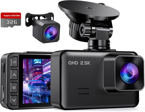 Front rear dash cam - front,
