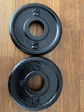 CAST IRON Weight Plates 2 X