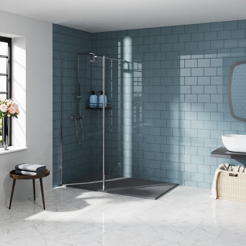 Wet room chrome - chrome, screen