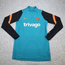 Chelsea Shirt Medium Blue Training Tracksuit Pullover Nike 2021 2022 1/4 zip ADV