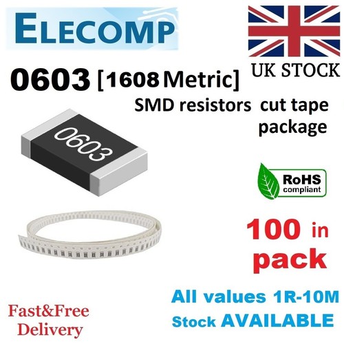 0603 smd resistors e24 - 1%,