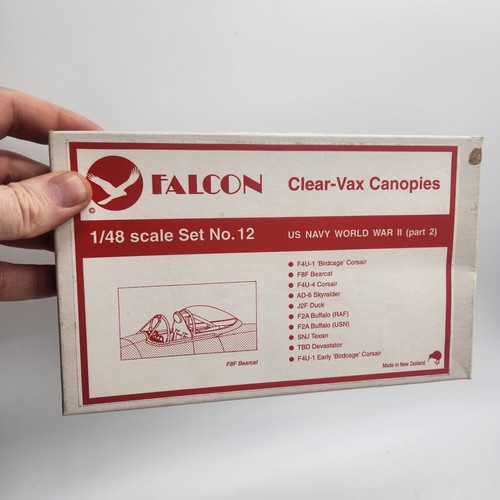 Falcon clear vax canopy - falcon, 1/48