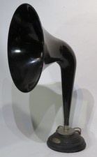 Radio Loud Horn Speaker "The Selector" Metal 1920s Era 24½"x14" Bell Tested VR