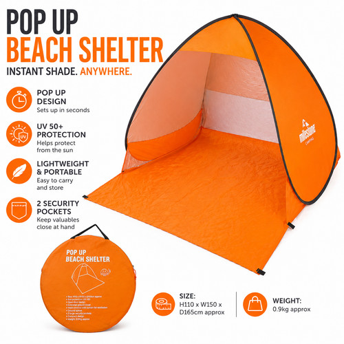 Pop beach tent person - pop, 2