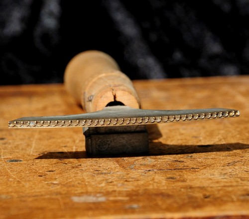 Brass bookbinder hand tool - bookbinder,