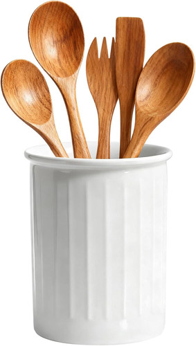 Kitchen utensil holder ceramic - kitchen,