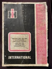 INTERNATIONAL TRACTOR 484 584 684 784 884 & 84 OPERATORS MANUAL 248 258 278 268