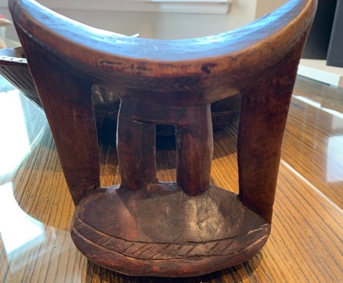 Old ethiopian carved wooden - old,